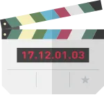 Movie Clapperboard Part 2 SVG Icon
